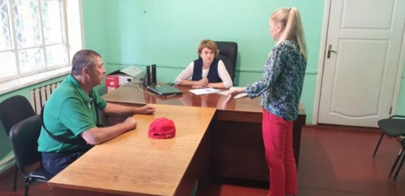 В Ямполі провели прийом фахівці Управління соціального захисту населення Шосткинської РДА