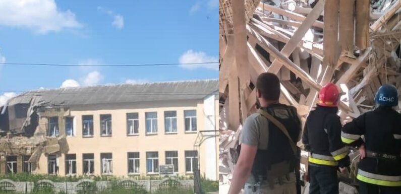 <strong>Росіяни з гелікоптерів обстріляли вже другу школу в Есманській громаді</strong>