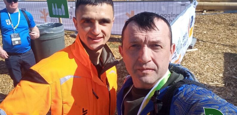 Ігор Комарицький зі Свеси представляв Україну на Чемпіонаті світу серед лісорубів