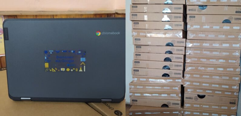 «Допомога від Google»: школи Ямполя отримали 32 ноутбуки